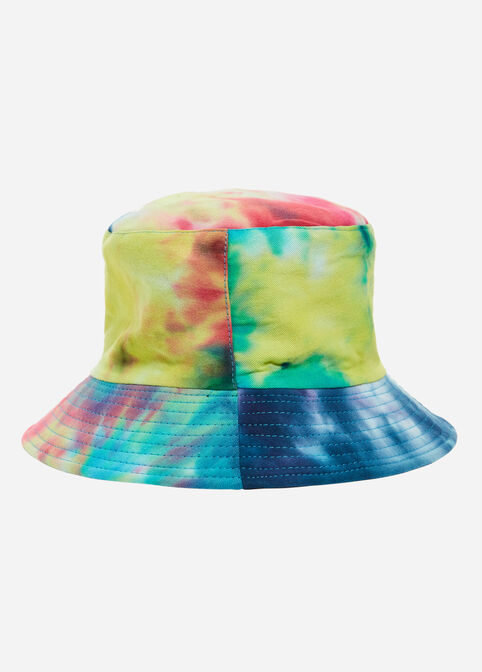Tie Dye Reversible Bucket Hat, Multi image number 0