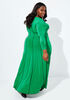 Paneled Stretch Knit Maxi Dress, Amazon image number 1