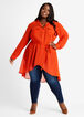 Belted Cargo Button Up Duster, Rooibos image number 0