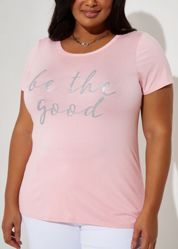 Be The Good Graphic Tee, Rose image number 0