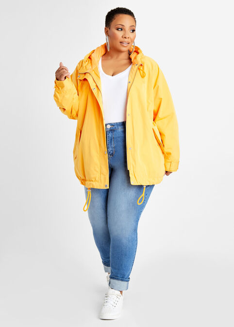 Plus Size Levi's Hooded Rain Jacket Designer Plus Size Jacket For Less image number 0