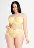 Convertible Lace Underwire Bra, Yellow image number 5