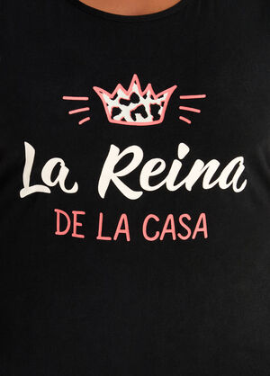 YMI La Reina Sleepshirt, Black image number 1