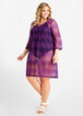 Beach Break Lace Cover Up Dress, Purple image number 0