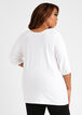 Chiffon Love Holiday Graphic Tee, White image number 1