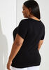 Juneteenth Sunray Graphic Tee, Black image number 1