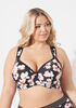 Floral Full Coverage Butterfly Bra, Multi image number 0