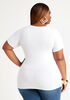 Juneteenth Women Graphic Tee, White image number 2