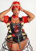 Heart Queen Halloween Costume, Black Combo image number 2
