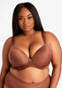 Plunge Butterfly Bra, Chocolate Brown image number 0