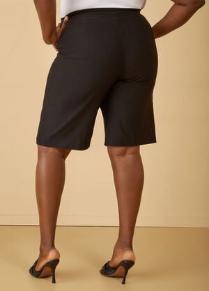 Power Twill Bermuda Shorts, Black image number 1