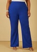 Textured Knit Straight Leg Pants, Blue image number 2