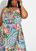 Swirl Print Maxi Dress, Multi image number 2