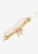 Gold Pearl Charm Bracelet Set, Gold image number 2
