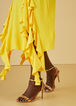 Ruffle Trimmed Midi Skirt, Lemon image number 3