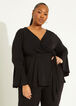 Plus Size Wrap Top Plus Size Knit Plus Size Knitwear Plus Size Tops image number 0