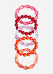 5 Multicolor Stretch Bracelets, Multi image number 0