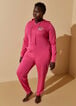 Logo French Terry Onesie, Beetroot Purple image number 2