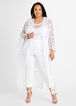 Lace Bell Sleeve Cardigan, White image number 0
