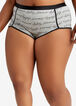 Cotton Stretch Brief Panty, Heather Grey image number 0