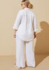 Linen Blend Shirt, White image number 2
