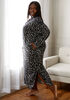 Cozy Lounge Printed Maxi Dress, Grey image number 0