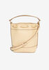 Anne Klein Perforated Bucket Bag, Tan image number 1