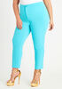 Stretch High Waist Ankle Pant, SCUBA BLUE image number 0