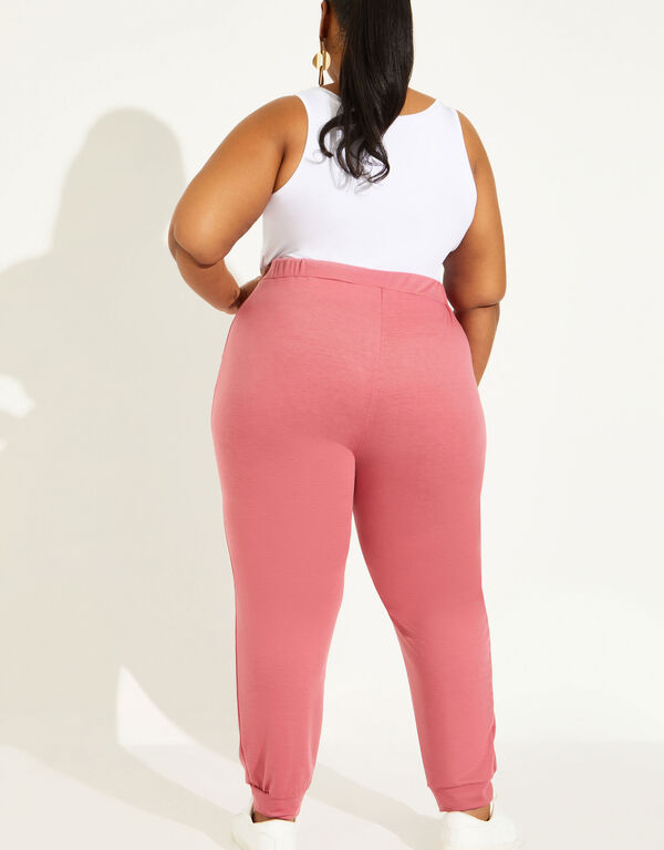 Heart French Terry Joggers, Mauve image number 1