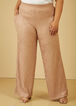 Metallic Straight Leg Pants, Tan image number 2