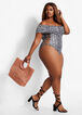 YMI Snakeskin Lace Up One Piece, Black image number 3