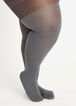Rib Solid Opaque Tights, Heather Grey image number 0