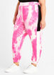 Tie Dye Athleisure Jogger, Pink Yarrow image number 0