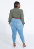 The Aria Skinny Jeans, Lt Sky Blue image number 1