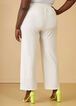 Crepe Straight Leg Trousers, White image number 1