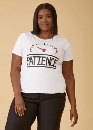 Patience Graphic Tee, White image number 0