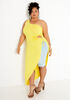 The Shayla Bodycon Dress, Cyber Yellow image number 2