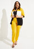 Colorblock French Terry Jacket, Nugget Gold image number 0