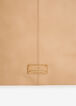 London Fog Laura Faux Leather Tote, Light Beige image number 1