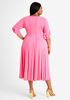 Tall Seamed Keyhole Maxi Dress, Fandango Pink image number 1