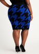 Houndstooth Bodycon Sweater Skirt, Sodalite image number 1