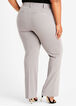 Pull On Ponte Wide Leg Pant, Silver image number 1