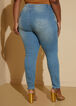 Embellished Skinny Jeans, Blue image number 2