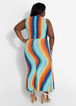 Rainbow Mermaid Midi Dress, Multi image number 1