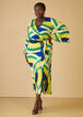 Bell Sleeved Printed Maxi Dress, Surf The Web image number 3