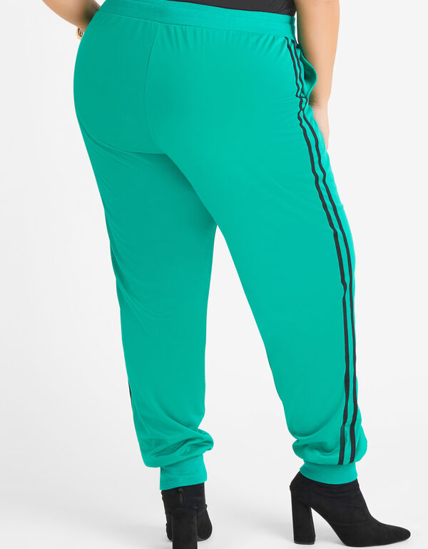 Stretch Knit Joggers, Pepper Green image number 1