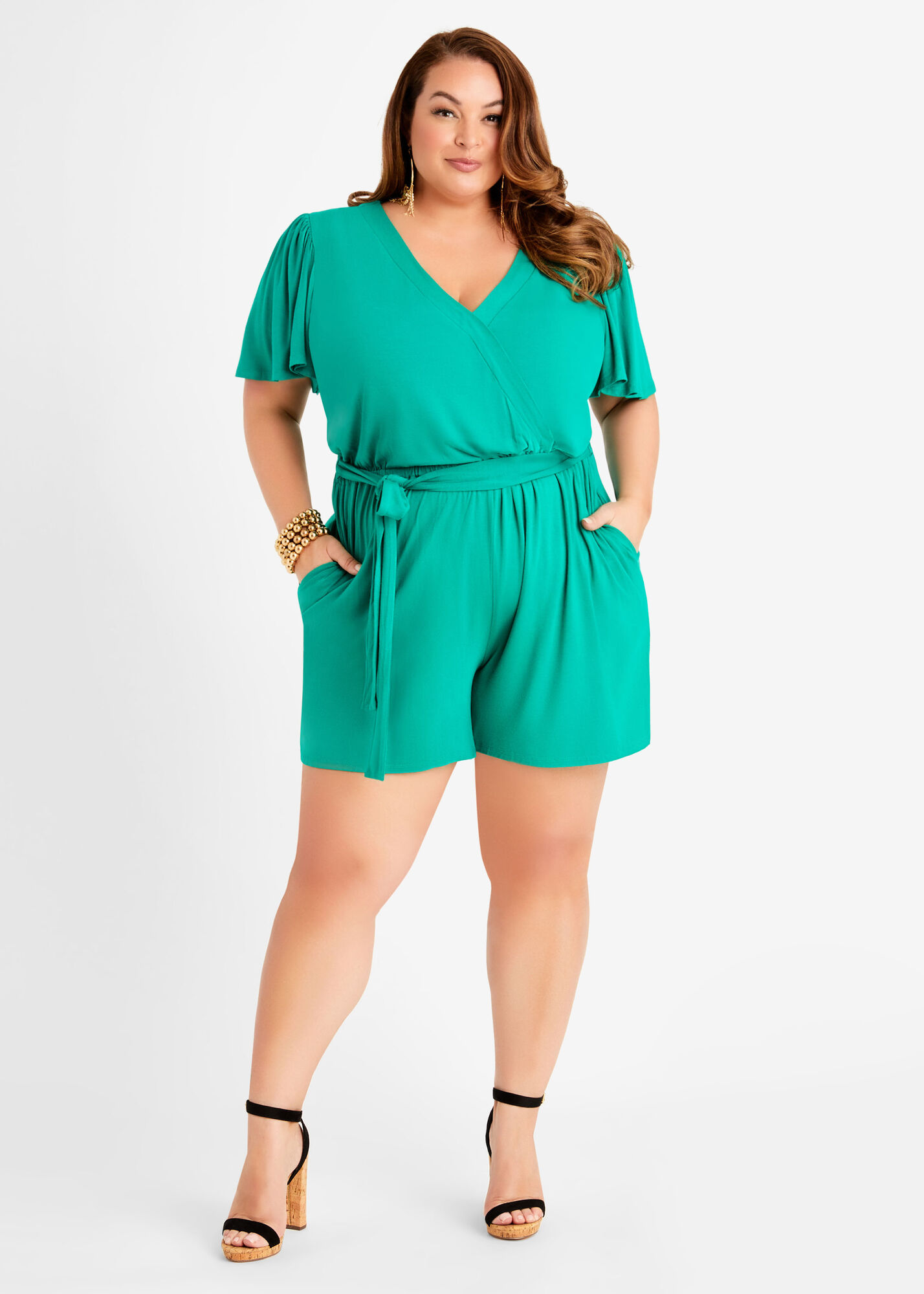 Sexy Plus Size Jumpsuits & Rompers Plus Size Romper Up Or