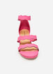 Scalloped Wide Width Sandals, Pink image number 4