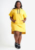 DKNY Sport Hooded Dress, Gold image number 0