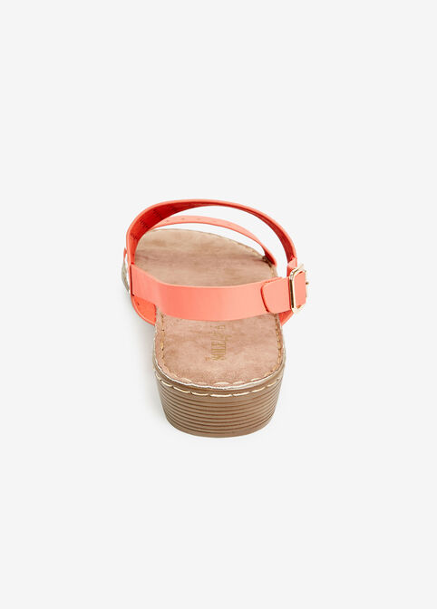 Sole Lift Jewel Wide Width Sandals, Coral image number 2